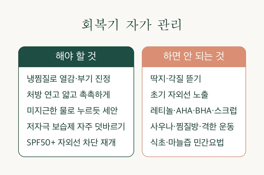 CO2 프락셀 다운타임 회복 캘린더, 거뭇한 격자무늬는 언제 사라질까요? 관련 이미지 4